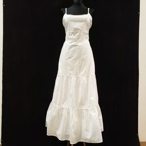 C&C California Womens Coquette Milkmaid Tiered Maxi Dress Size XS‎ Cottagecore